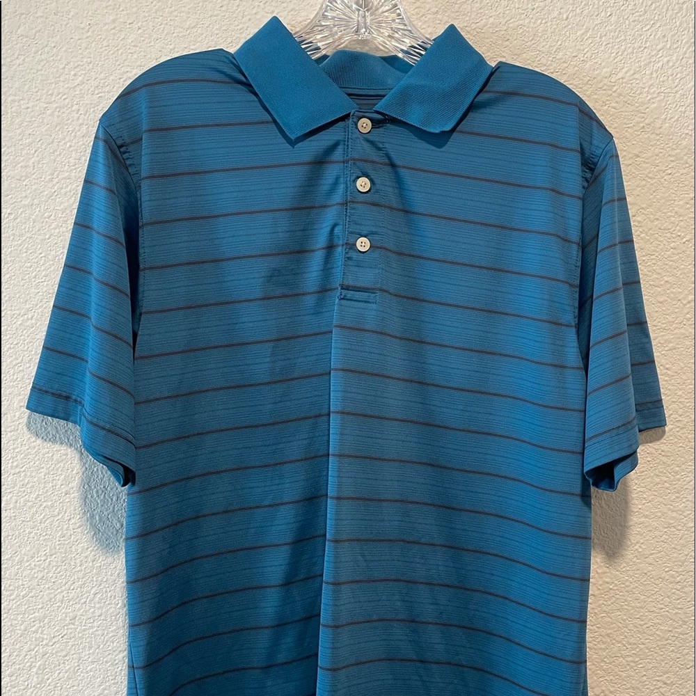 PGA Tour Blue Collard Shirt